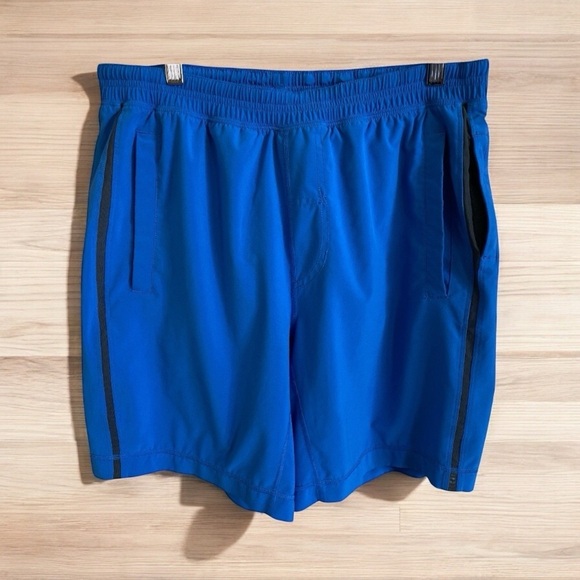 Lululemon Athletica Run Response Mens Blue Short Size Large Waist 36” Length 19” - Picture 14 of 14